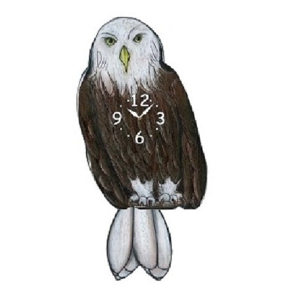 Eagle Bird Moving Pendulum Wall Clock