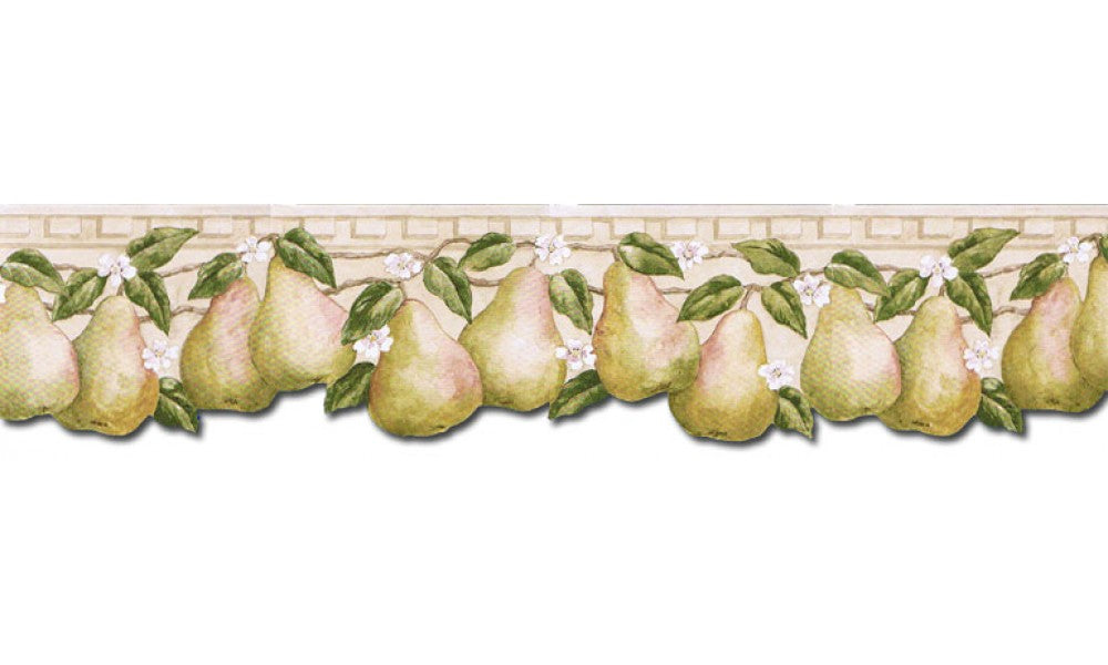 Pear Fruits PT24005B Wallpaper Border