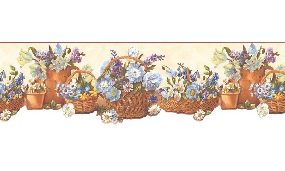 Floral B74242 Wallpaper Border