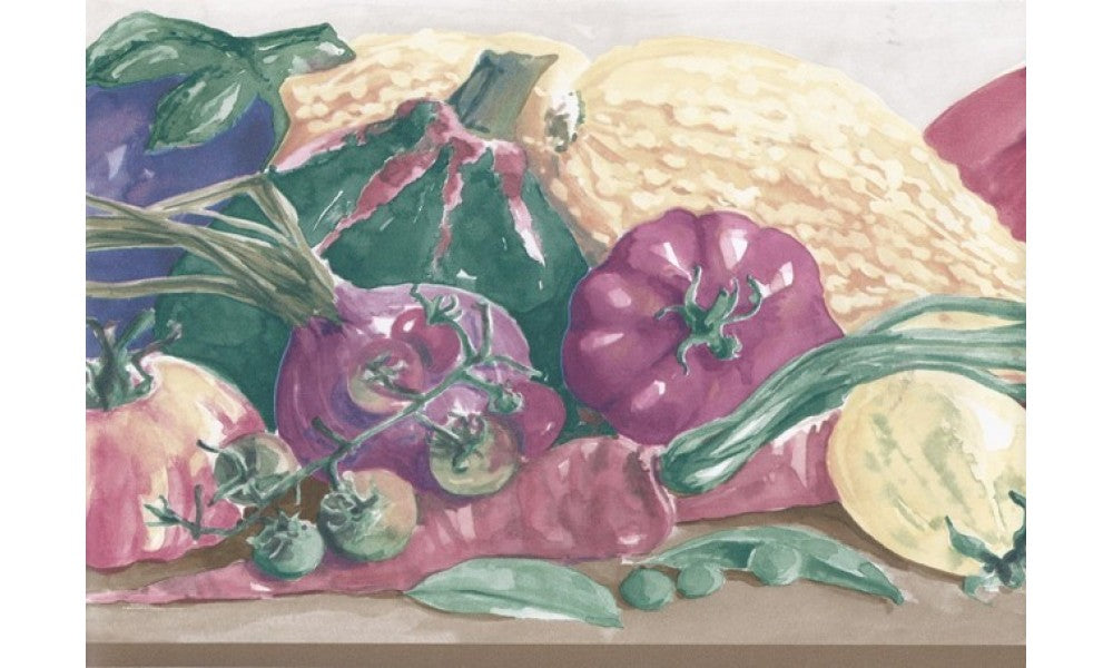 Garden Vegetables 75157IG IG75157 Wallpaper Border