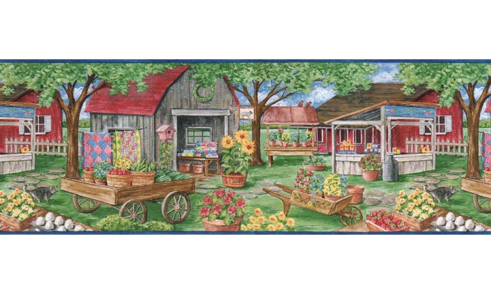 Country B7130AFR Wallpaper Border