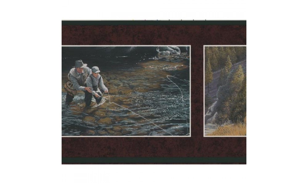 Fishing  241B63519 Wallpaper Border
