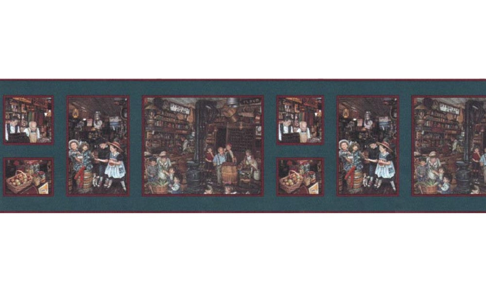Country b3073LT Wallpaper Border
