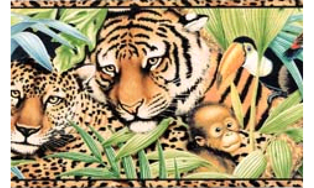 Tan Black Animal Print 5814580 Wallpaper Border