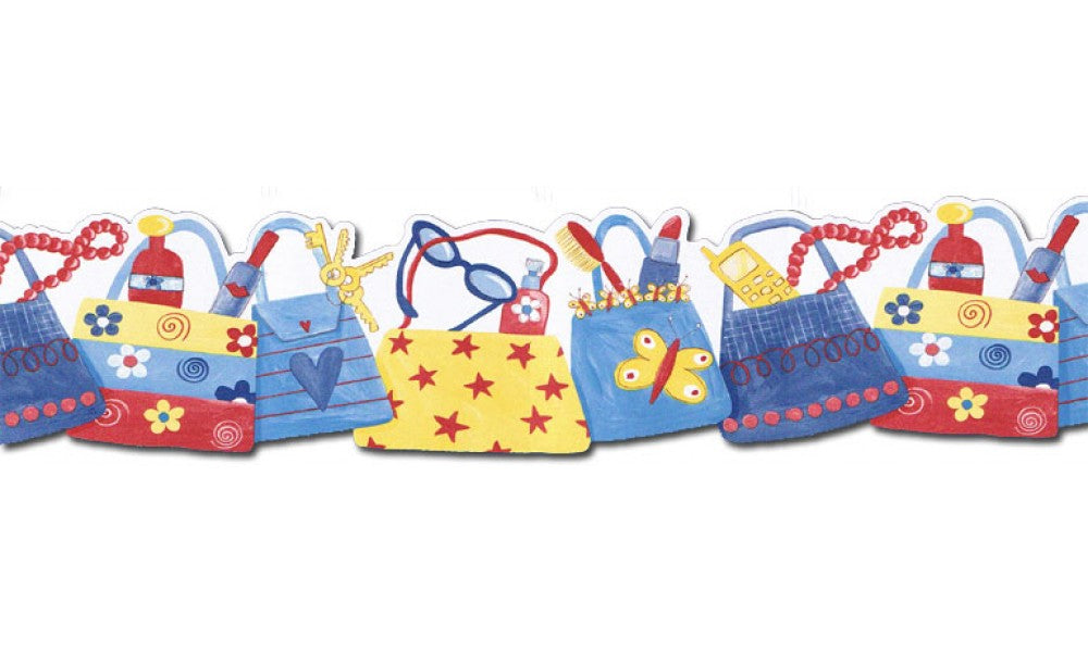 Hand Bags JFM2836DB Wallpaper Border