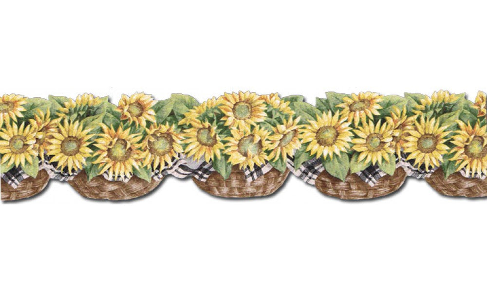 Sunflowers CJ80029DB Wallpaper Border