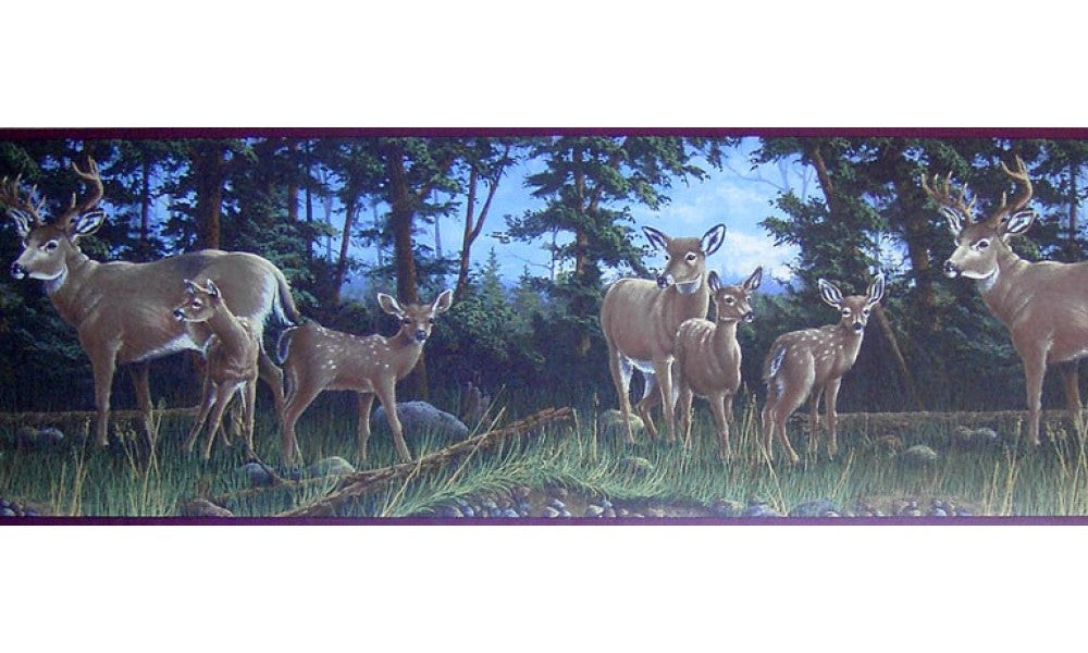 Deers NF2161B Wallpaper Border