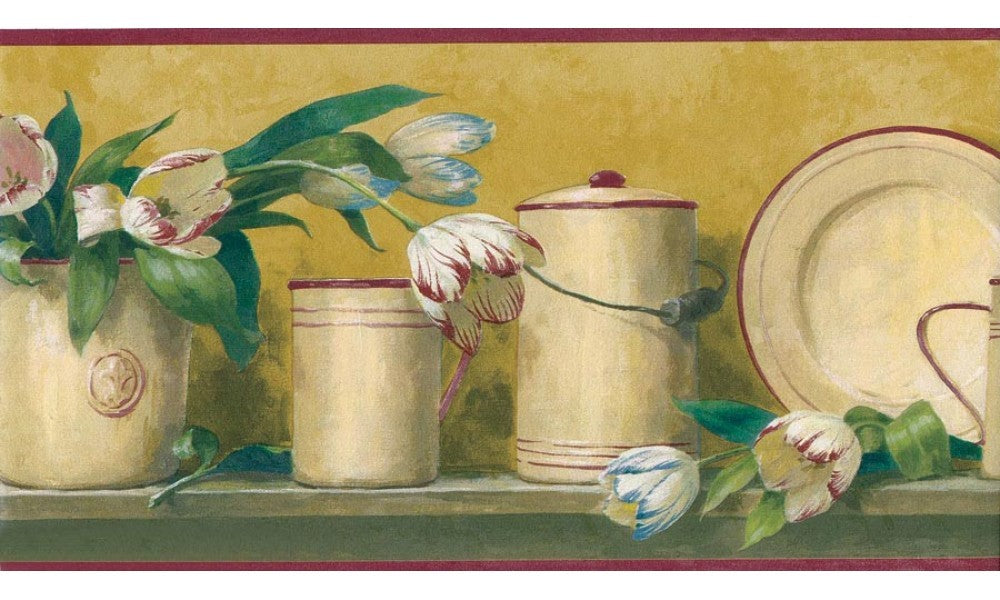 Bronze 5812135B Dishes 5812135 Wallpaper Border