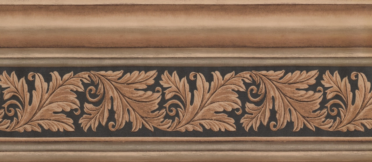 Beige Green Vines Damask Modern Wallpaper Border Victorian Design Roll 15  x 825  Walmart Canada