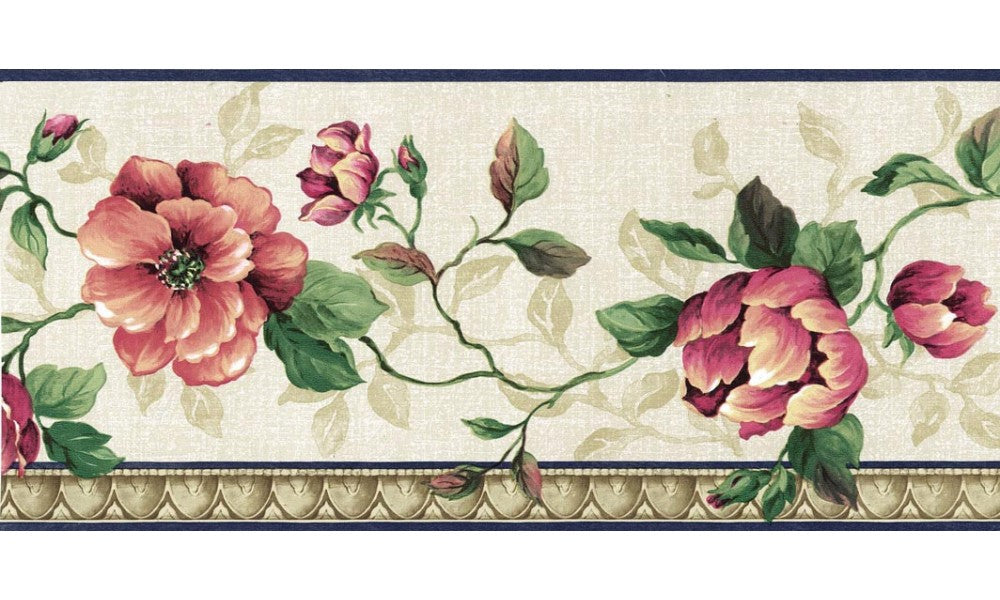Floral EB064152 EB64152 Wallpaper Border