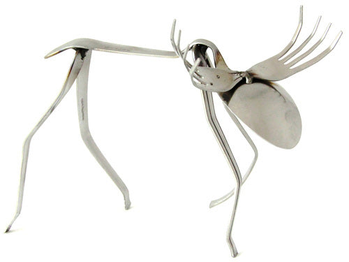 Moose Spoon and Fork Art