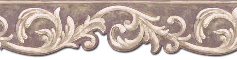 Scrolls Acanthus NUT1732 Wallpaper Border