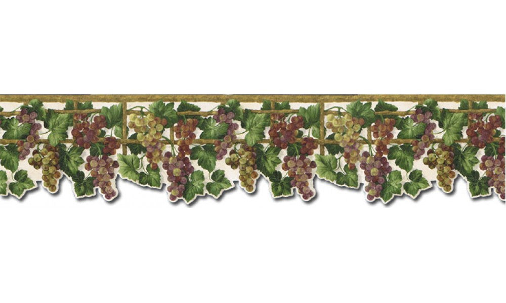 Grape Fruits WD76836DC Wallpaper Border