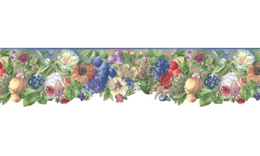 Floral B74977 Wallpaper Border
