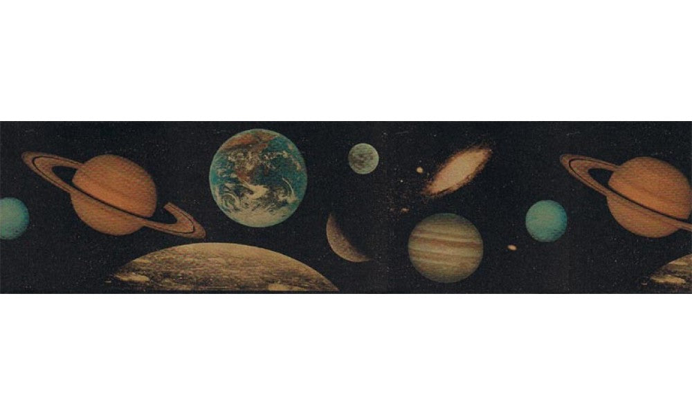Planets Wallpaper Border Border Design With Star Clusters And Planets