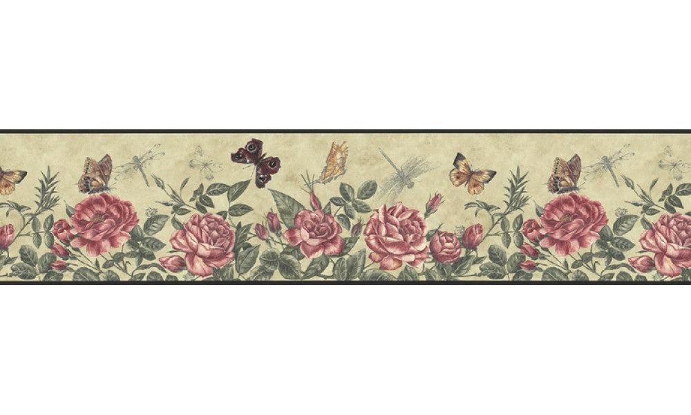 Roses B74356 Wallpaper Border