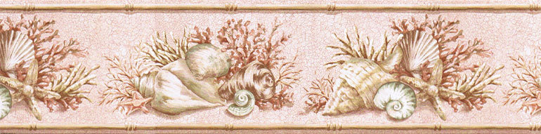 Brown And Beige Beach BA7020B Wallpaper Border
