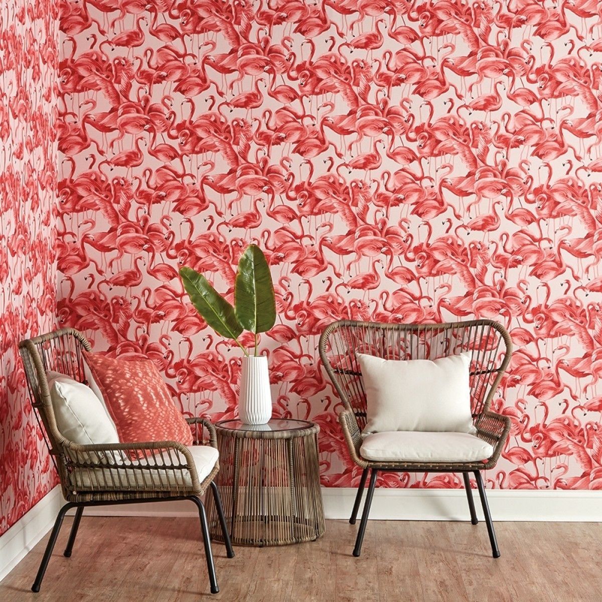 Flamingo Cheeky Pink FL538 Self-Adhesive Wallpaper