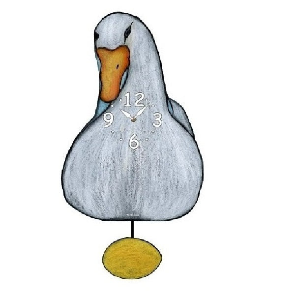 Golden Goose Pendulum Wall Clock