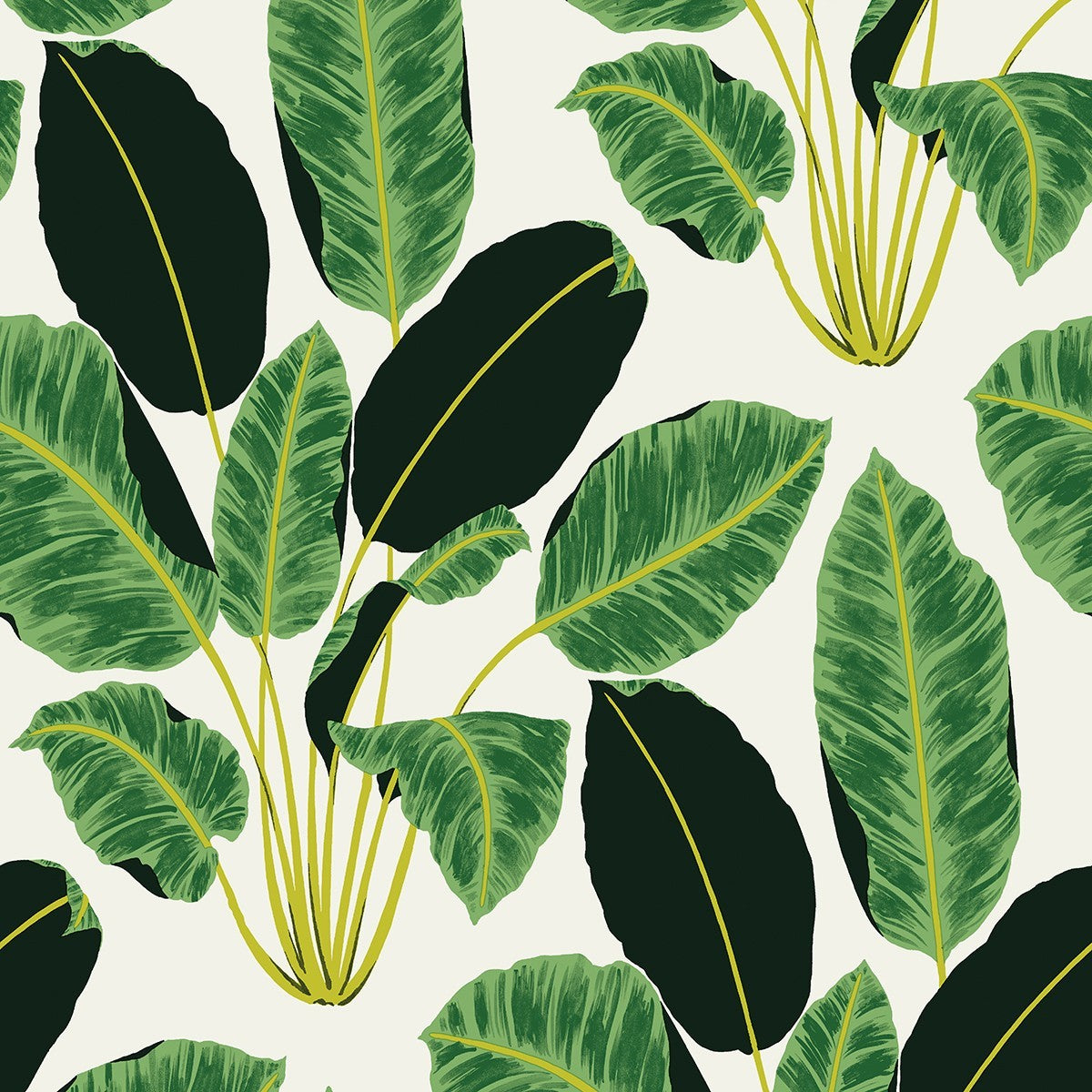 Hojas Cubanas Rich Emerald Self-Adhesive HO413 Wallpaper