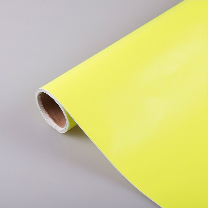 Hot Yellow Self-Adhesive Contact Paper 33 FT