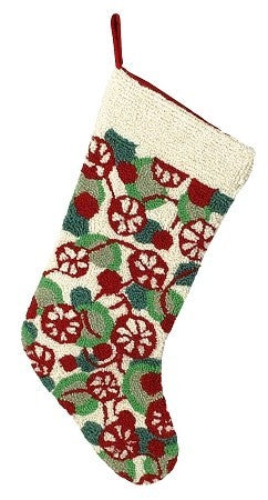 Peppermint Disco 16 Hooked Stocking