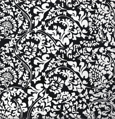 Black White Mirabella Toile Contact Paper 24 Feet