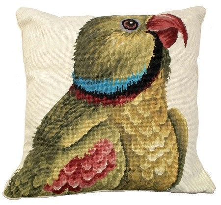 Parrot Looking Right Decorative Pillow