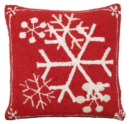 Snow Flakes Decorative Pillow