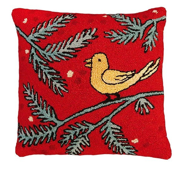 Yellow Bird Decorative Pillow