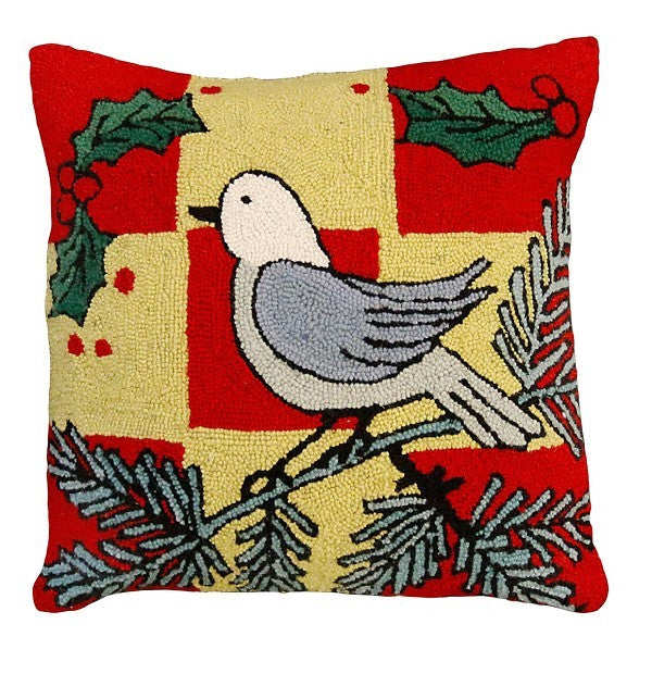White Bird Decorative Pillow