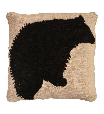 Black Bear Decorative Pillow