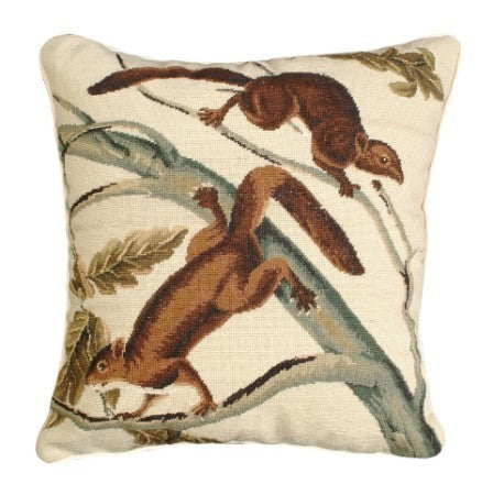 Soft-Haired Squirrel Decorative Pillow