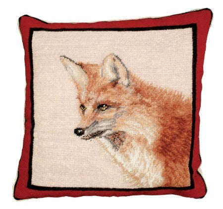 Large Fox Decorative Pillow