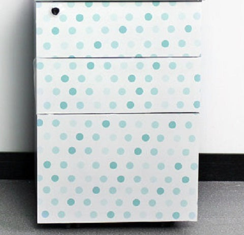 Polka Dot White Contact Paper