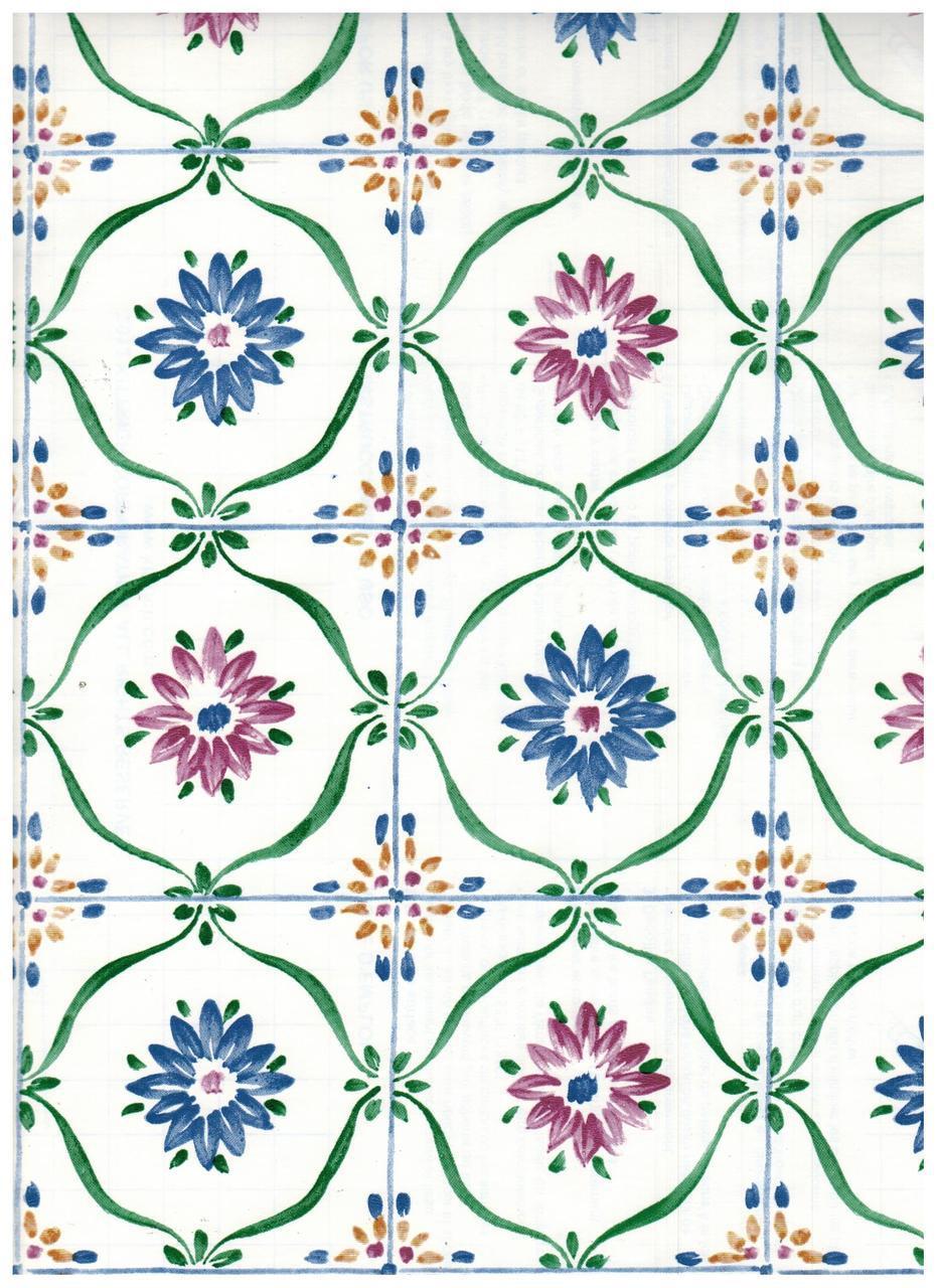 Portugal Floral Contact Paper