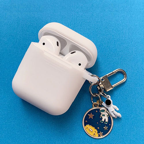 Apple AirPods Protective Silicone Case with Keychain