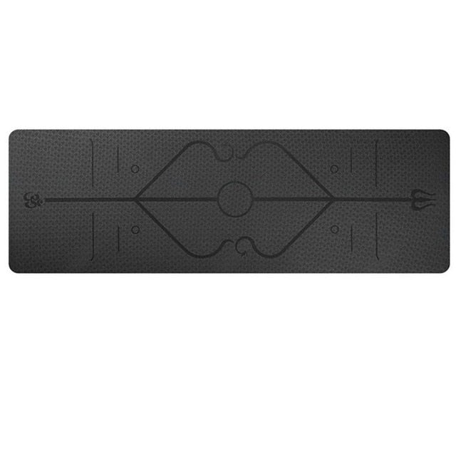 Extra Long Double Sided Exercise Yoga Mat w/ Carrying Bag