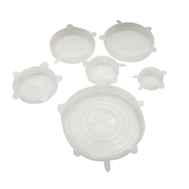 Stretch-Fit Silicone Lid Set