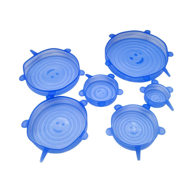 Stretch-Fit Silicone Lid Set - Shop