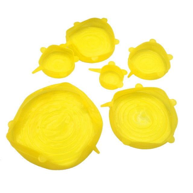 Stretch-Fit Silicone Lid Set