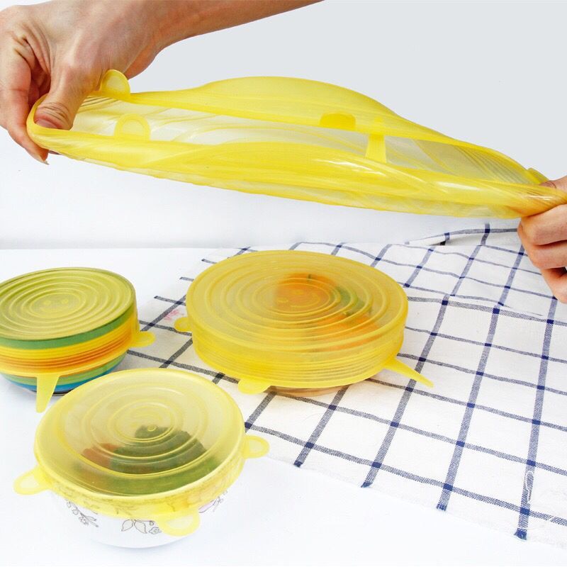 Stretch-Fit Silicone Lid Set