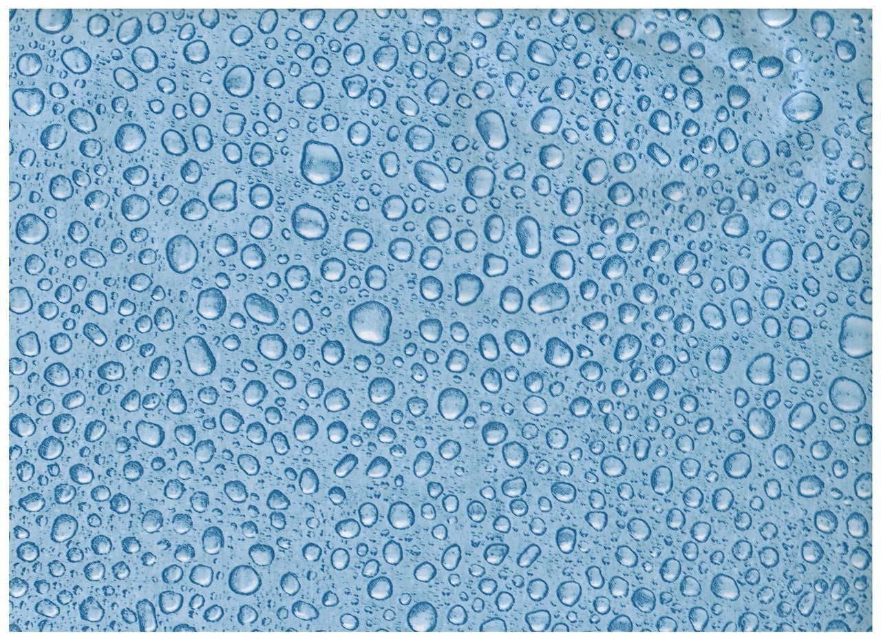 Rain Drop Blue Bubbles Contact Paper