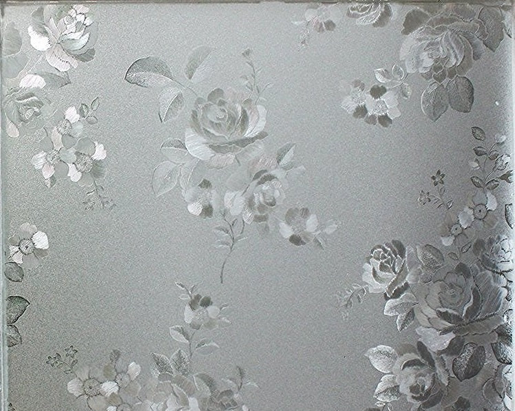 Roses Sidelight Textured Window Film