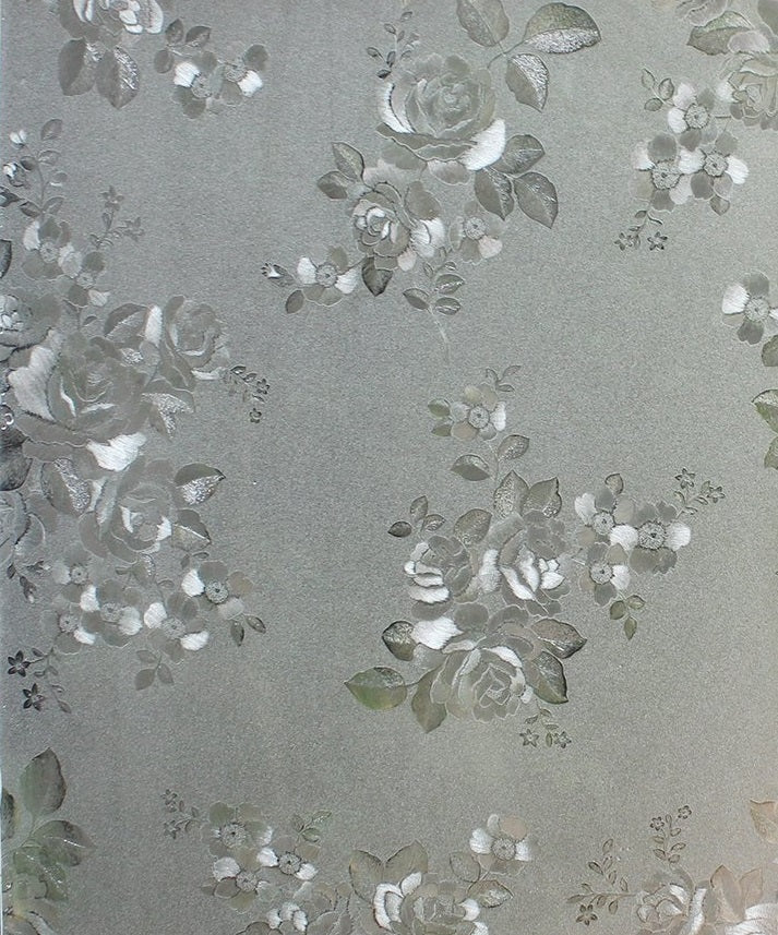 Roses Sidelight Textured Window Film