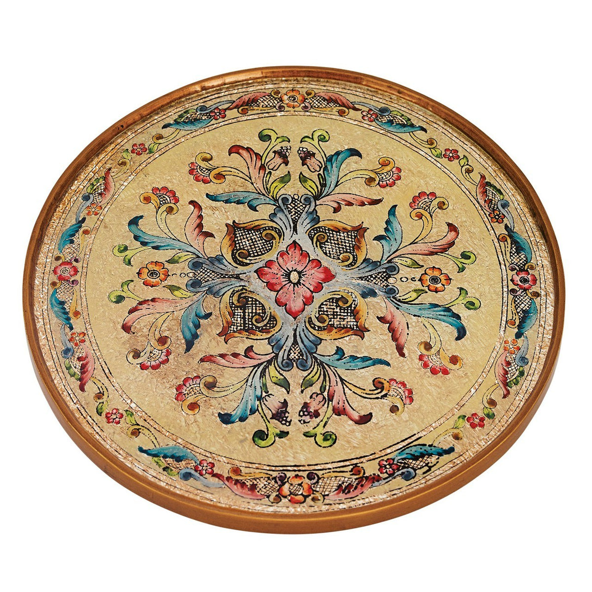 Gemstone Sand Round Tray or Charger