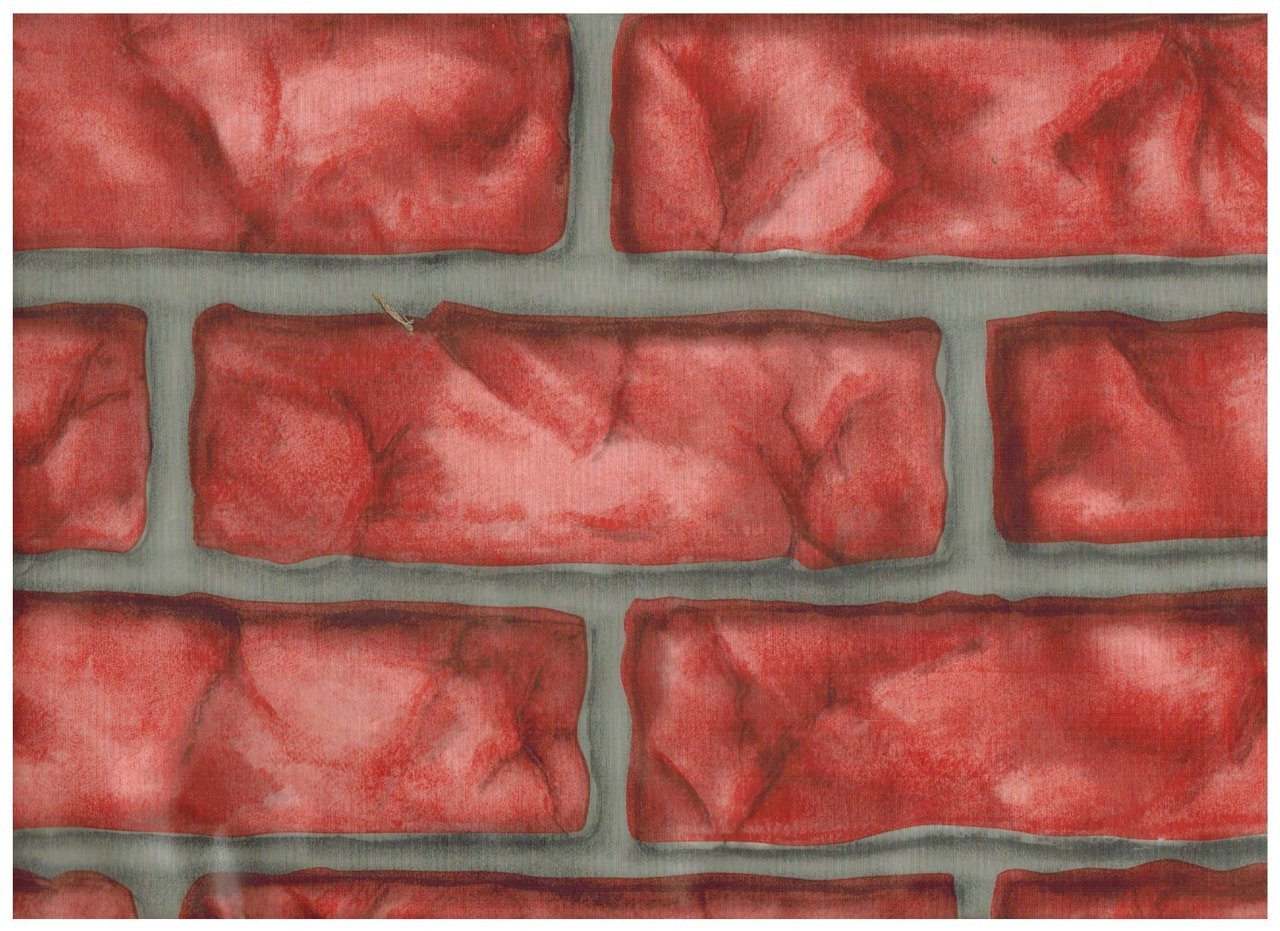 Red Brick Contact Paper