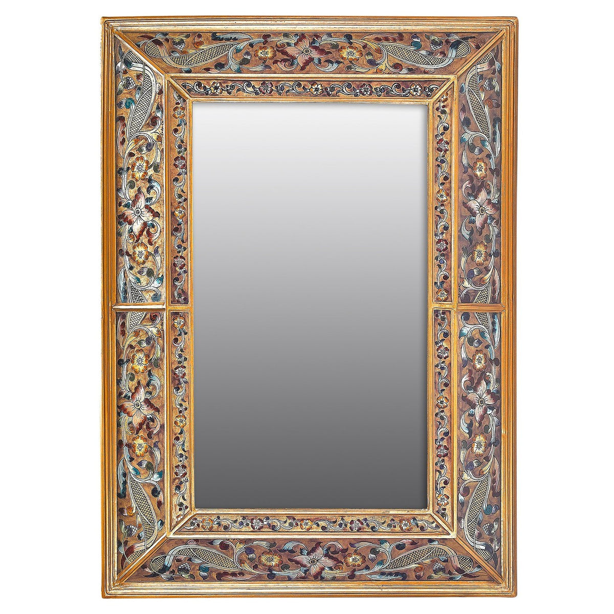 Baroque Hanging Double Angle Wall Mirror