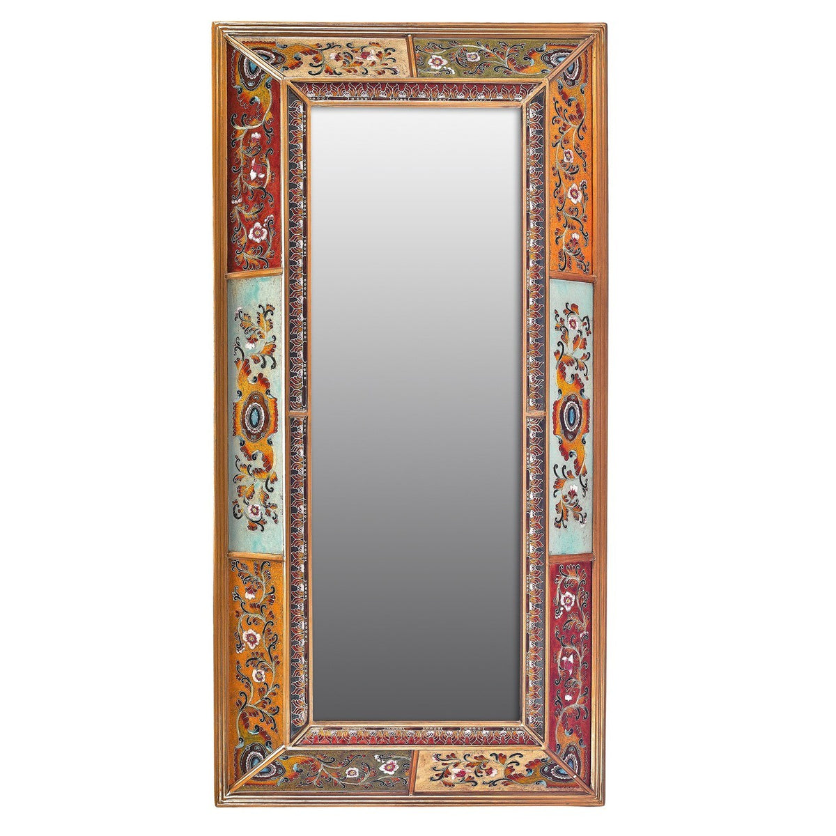 Baroque Double Angle Hanging Wall Mirror