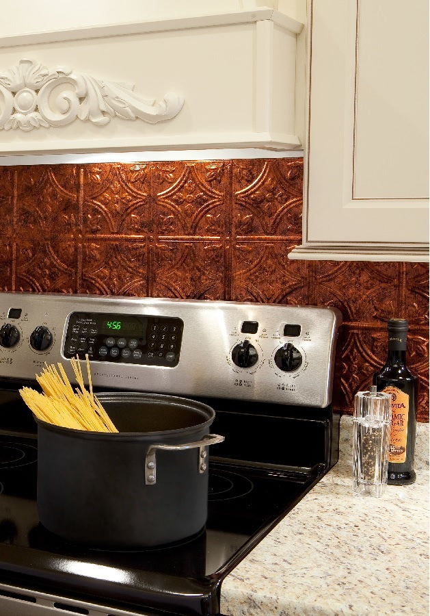 Backsplash Tile Savannah Argent Copper